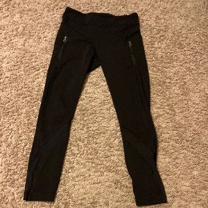 Mid rise Black lulu lemon leggings
